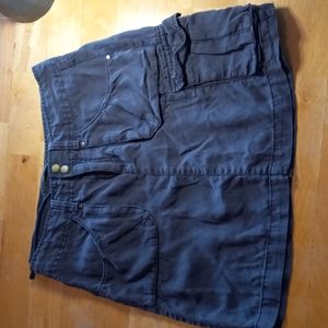 Athleta blue mini skirt size 6